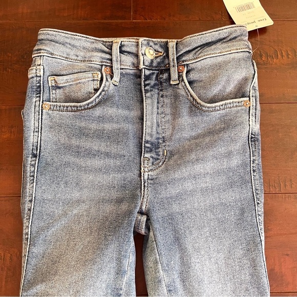 FREE PEOPLE We The Free Denim Skinny Jeans Mid Rise Sierra Size 24 NWT - Picture 3 of 8